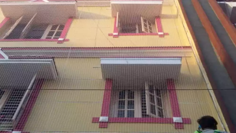 Anti Bird Nets installation by KGR Enterprises for residential and commercial safety solutions