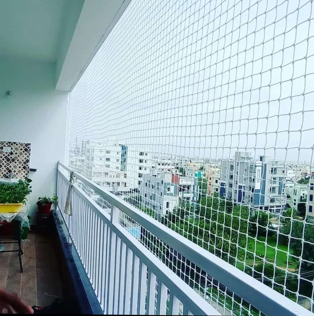 Balcony Safety Nets installation view 2