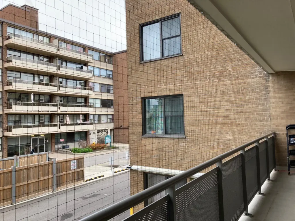 Pigeon Nets For Balcony installation by KGR Enterprises for residential and commercial safety solutions