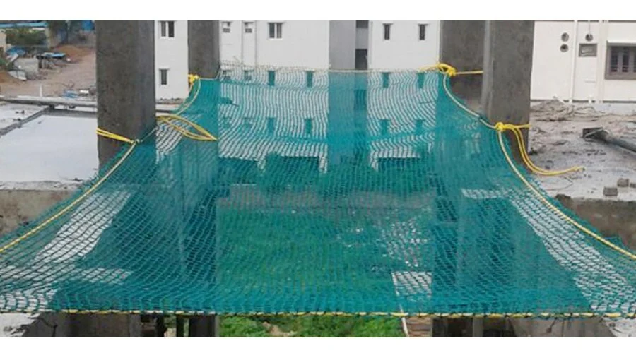 Construction Safety Nets installation view 2