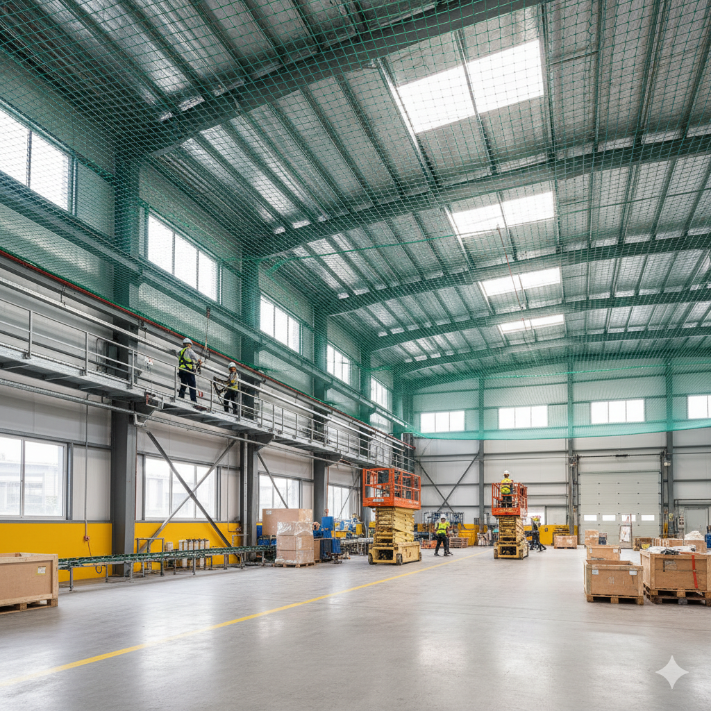 Industrial Safety Nets installation view 2