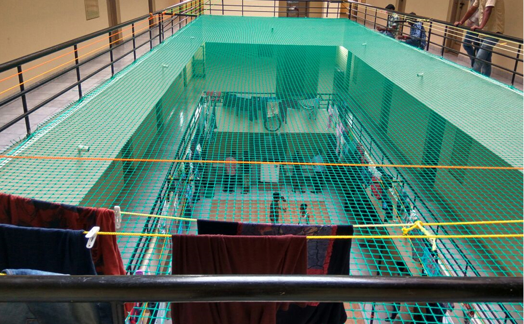 Open Area Safety Nets installation view 2